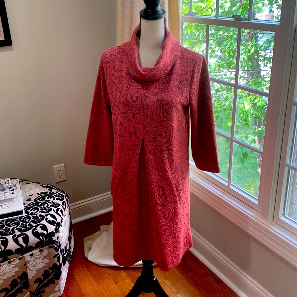 Ready for Fall - here it is versatile cowl neck dress!